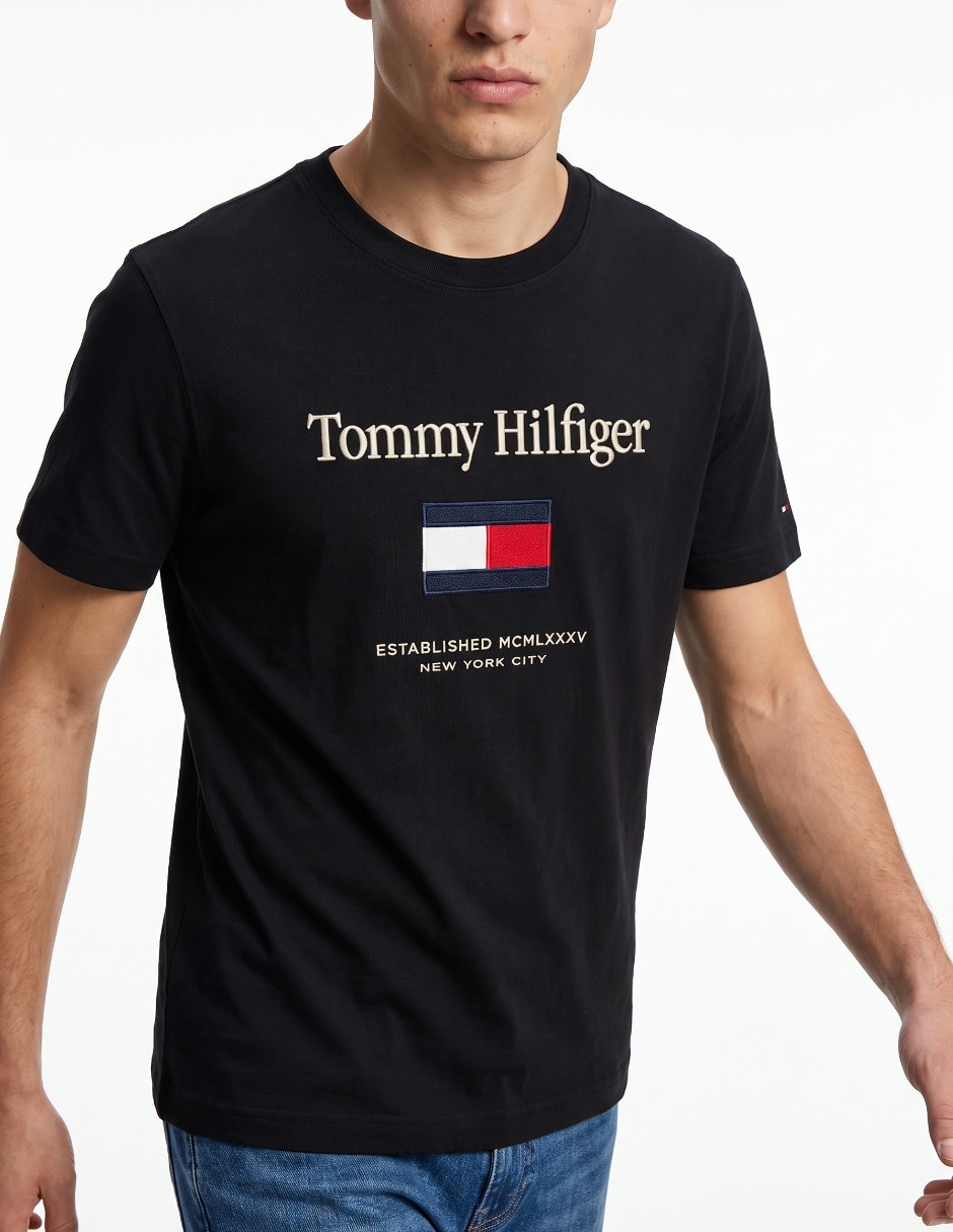 Playera Tommy cuello redondo para hombre 3