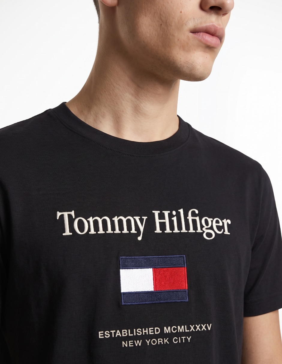 Playera Tommy cuello redondo para hombre 4