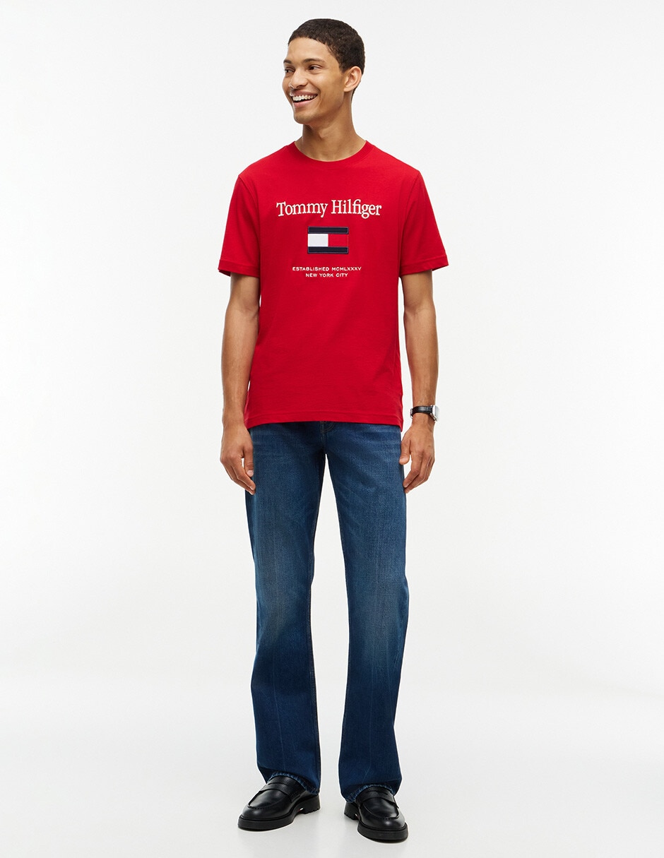 Playera tommy cuello redondo para hombre 2