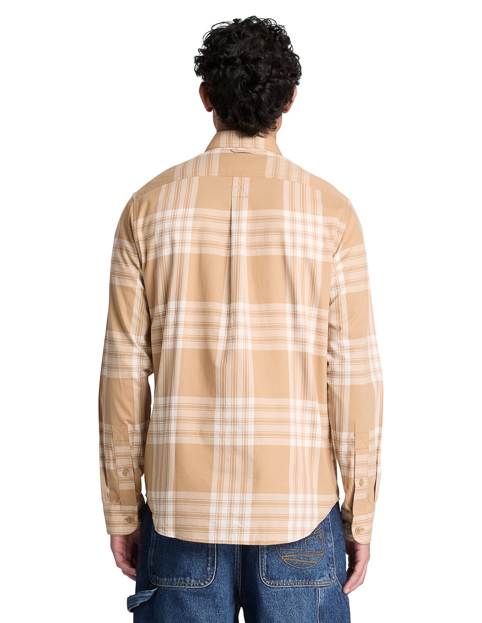Camisa casual manga larga para hombre 3