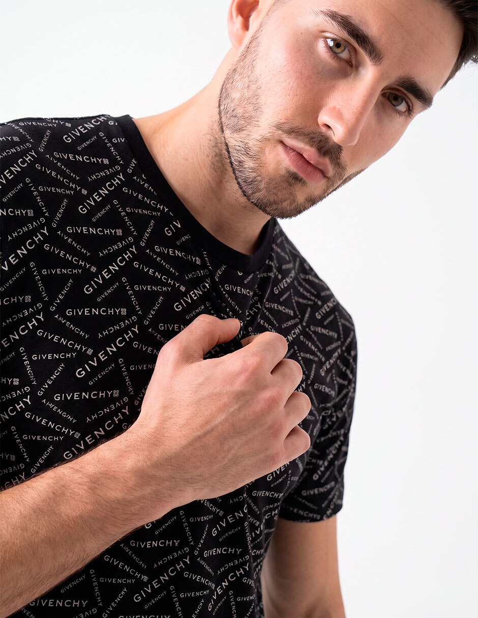 Playera gyvenchy cuello redondo para hombre