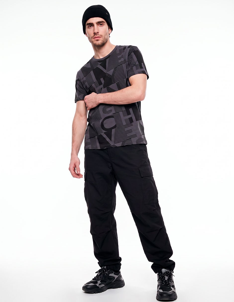 Playera cuello redondo para hombre