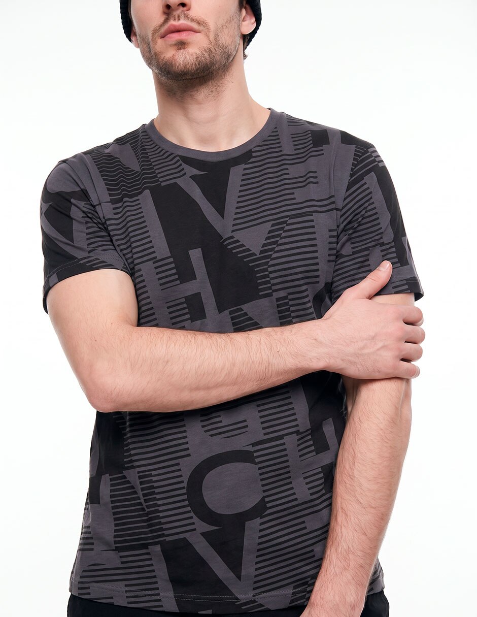 Playera cuello redondo para hombre
