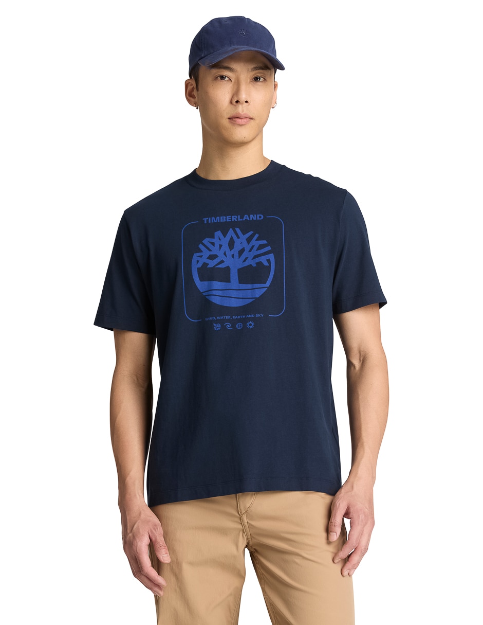Playera cuello redondo para hombre