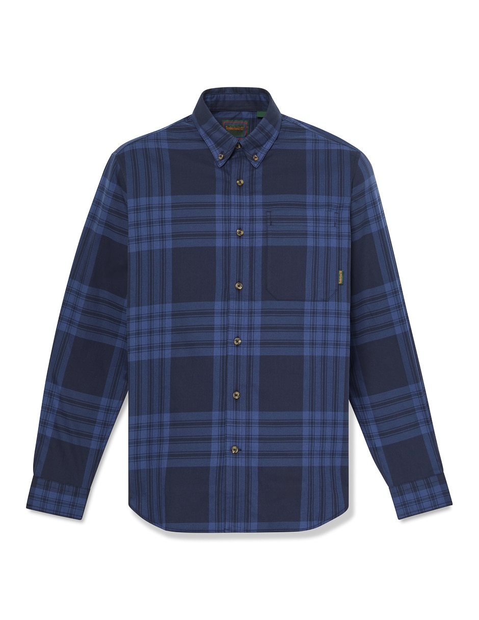 Camisa casual manga larga para hombre 4