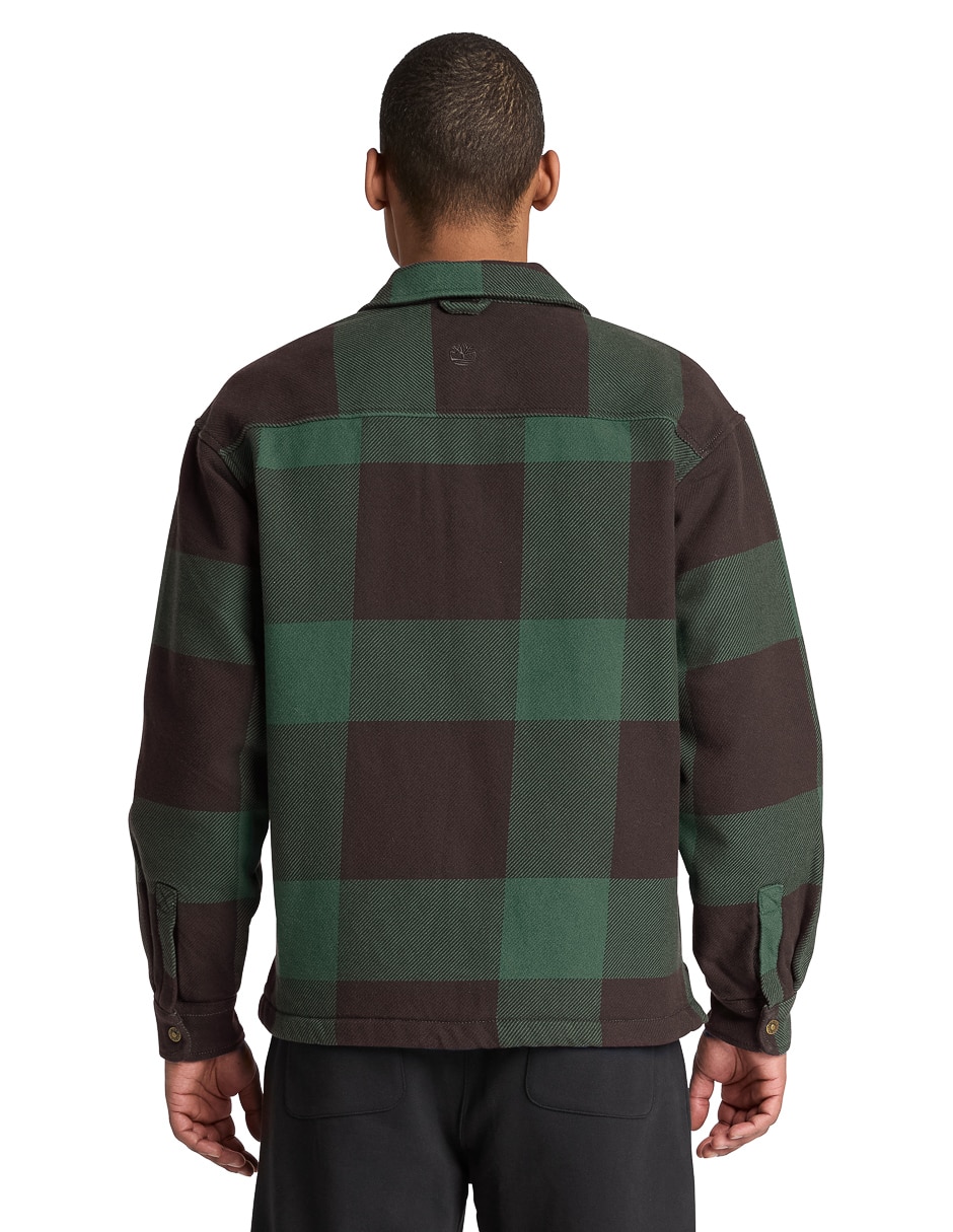Sobrecamisa casual manga larga para hombre 2