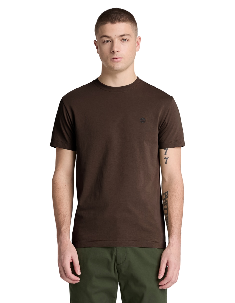 Playera timberland cuello para hombre