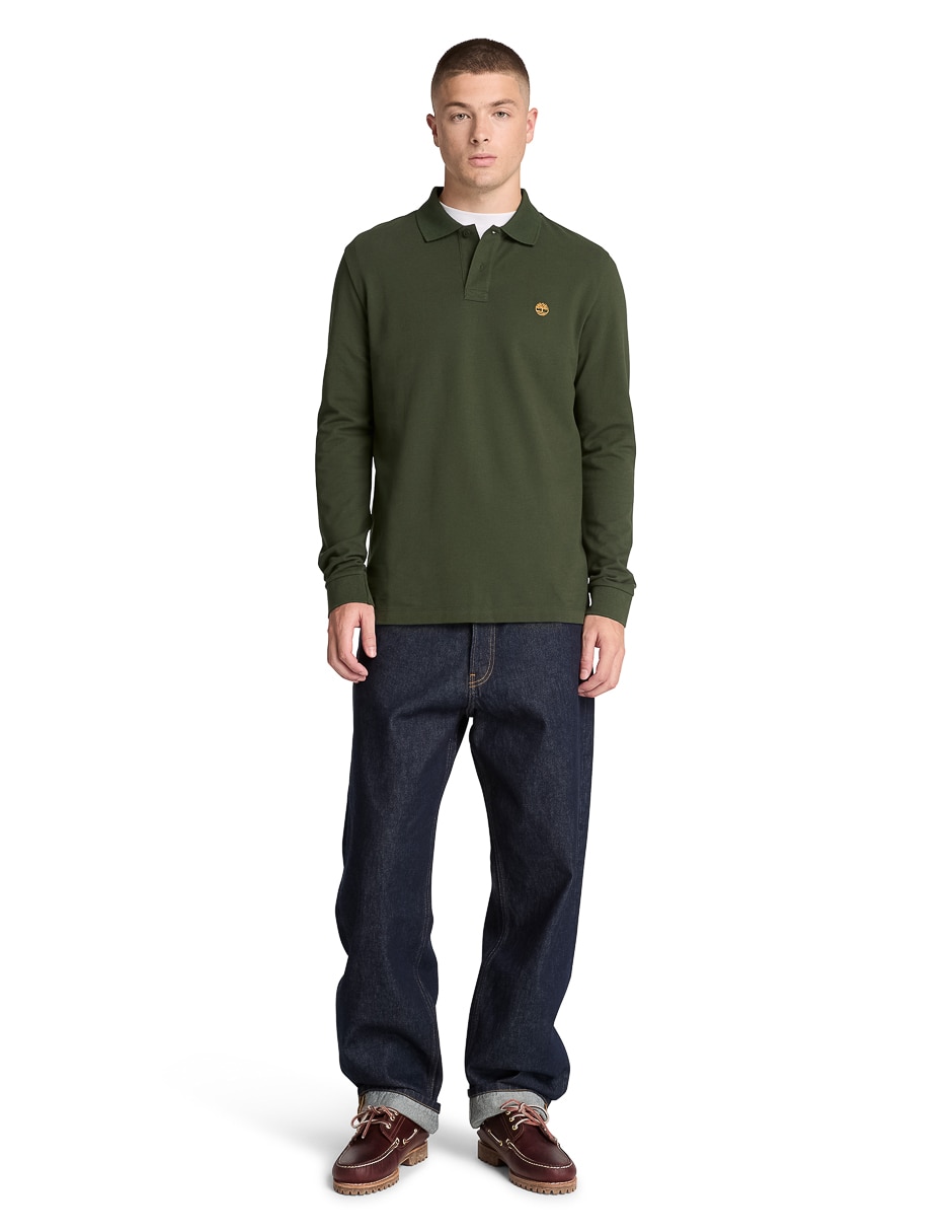 Playera cuello camisero para hombre 2