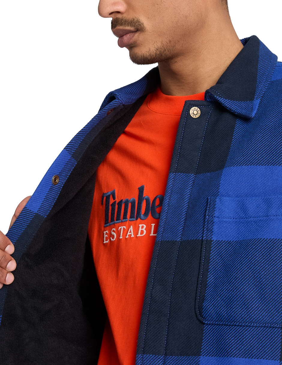 Sobrecamisa casual manga larga para hombre 3