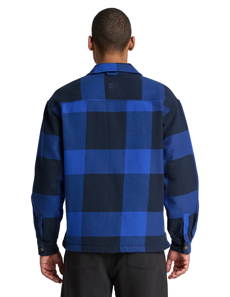 Sobrecamisa casual manga larga para hombre 5
