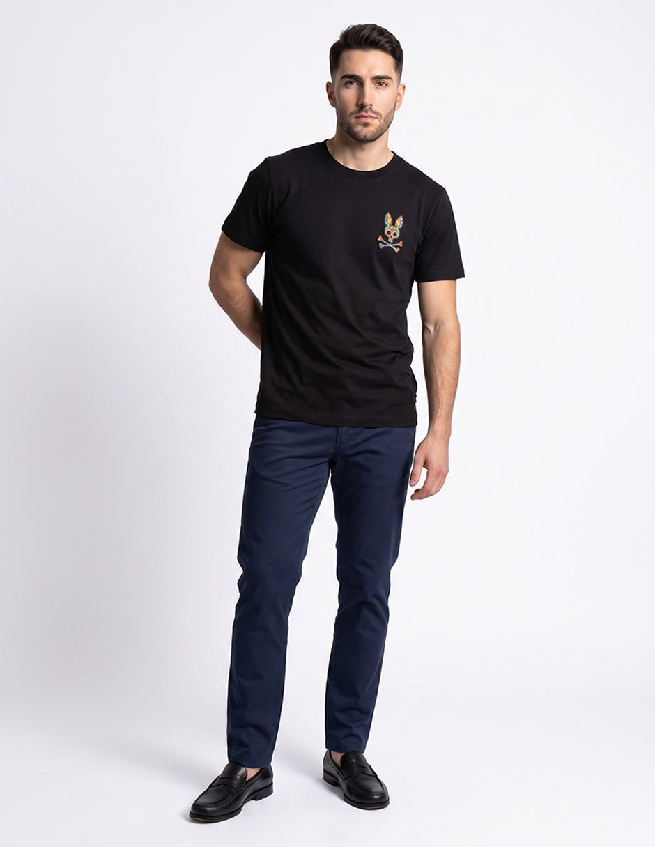 Playera día de muertos cuello redondo para hombre 3