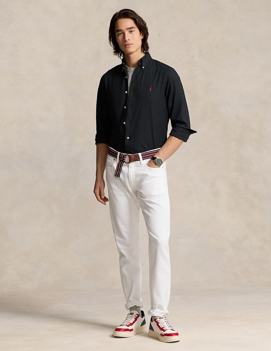 Camisa casual de algodón manga larga para hombre 3