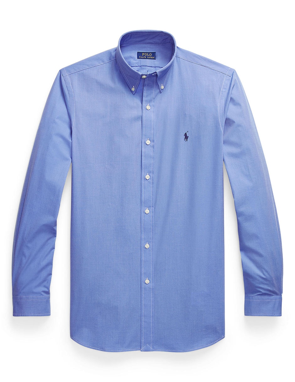 Camisa formal de algodón manga larga para hombre 12