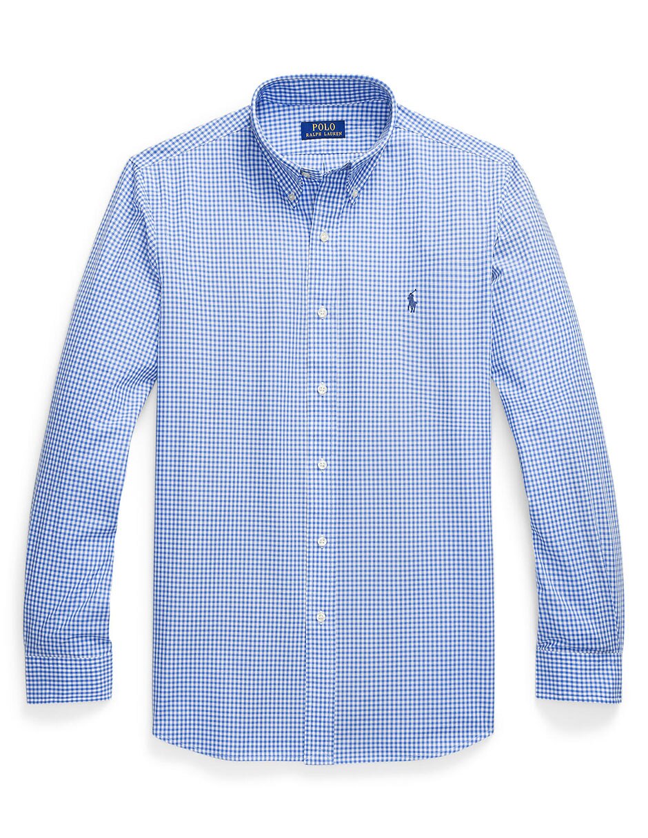 Camisa formal de algodón manga larga para hombre 12