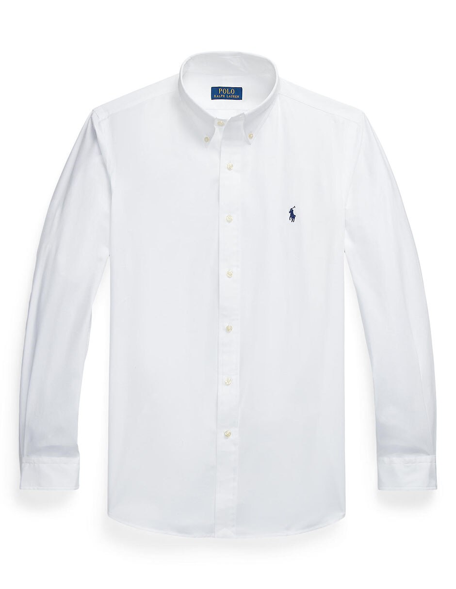 Camisa formal de algodón manga larga para hombre 6