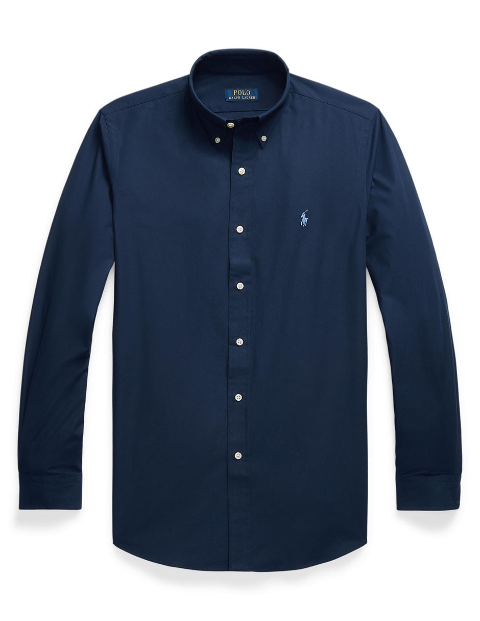 Camisa formal de algodón manga larga para hombre 8