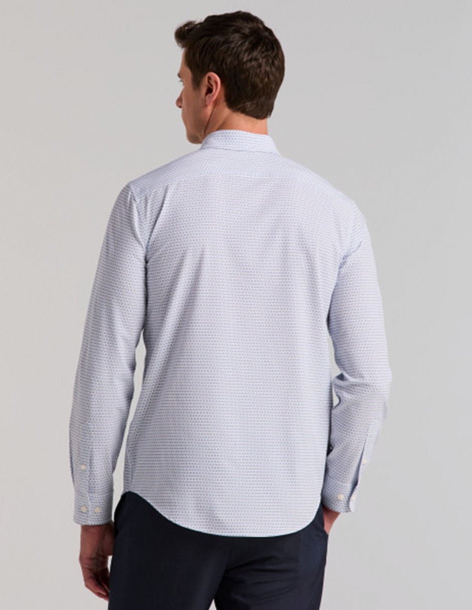 Camisa casual manga larga para hombre 3