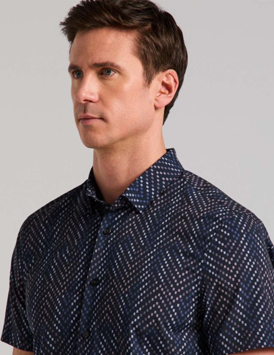 Camisa casual manga corta para hombre 3