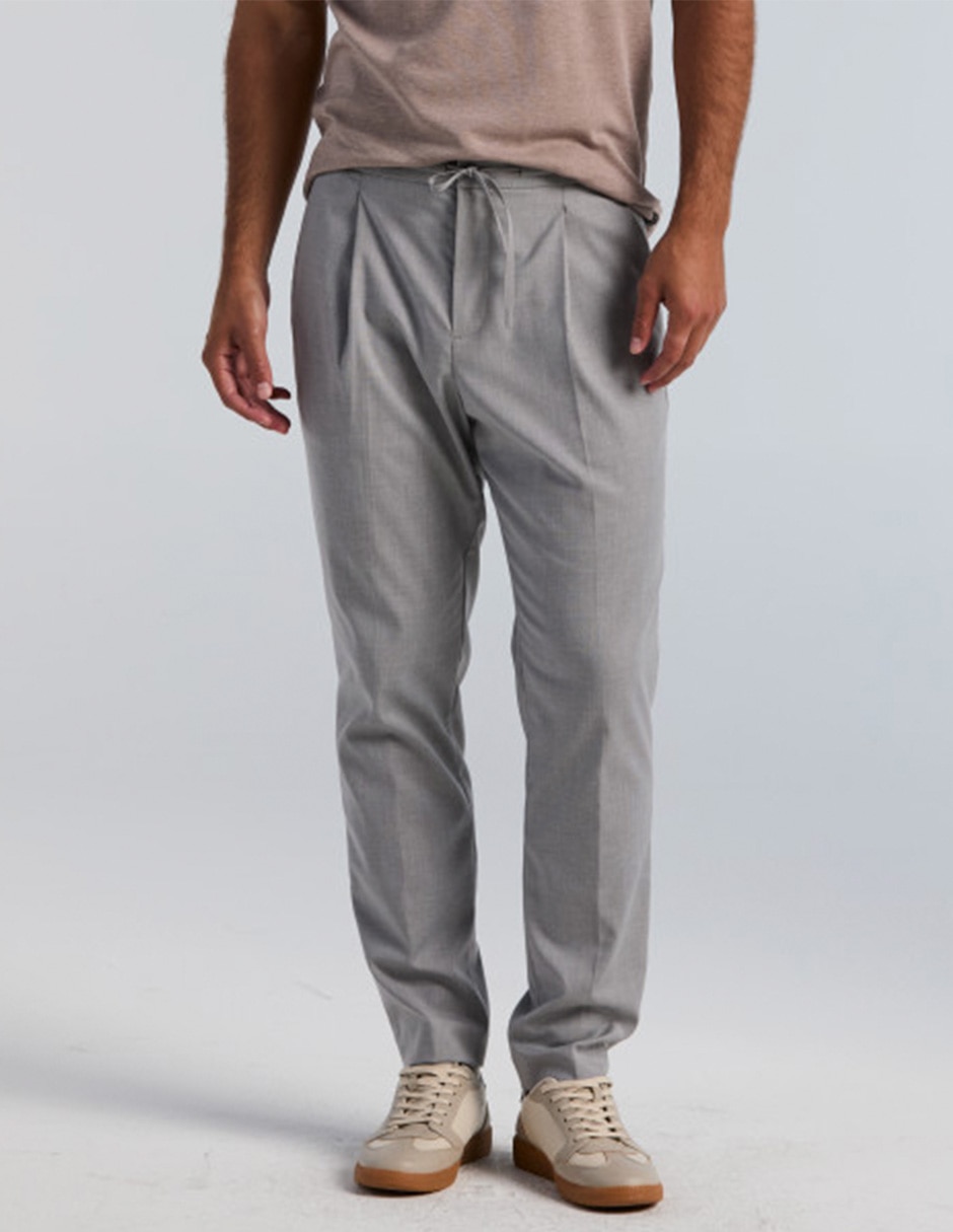 Pantalón regular de algodón para hombre Pantalón regular de algodón para hombre