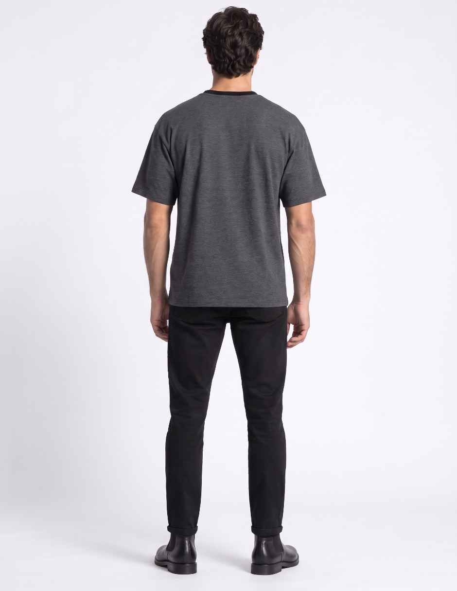 Playera cuello redondo para hombre 2