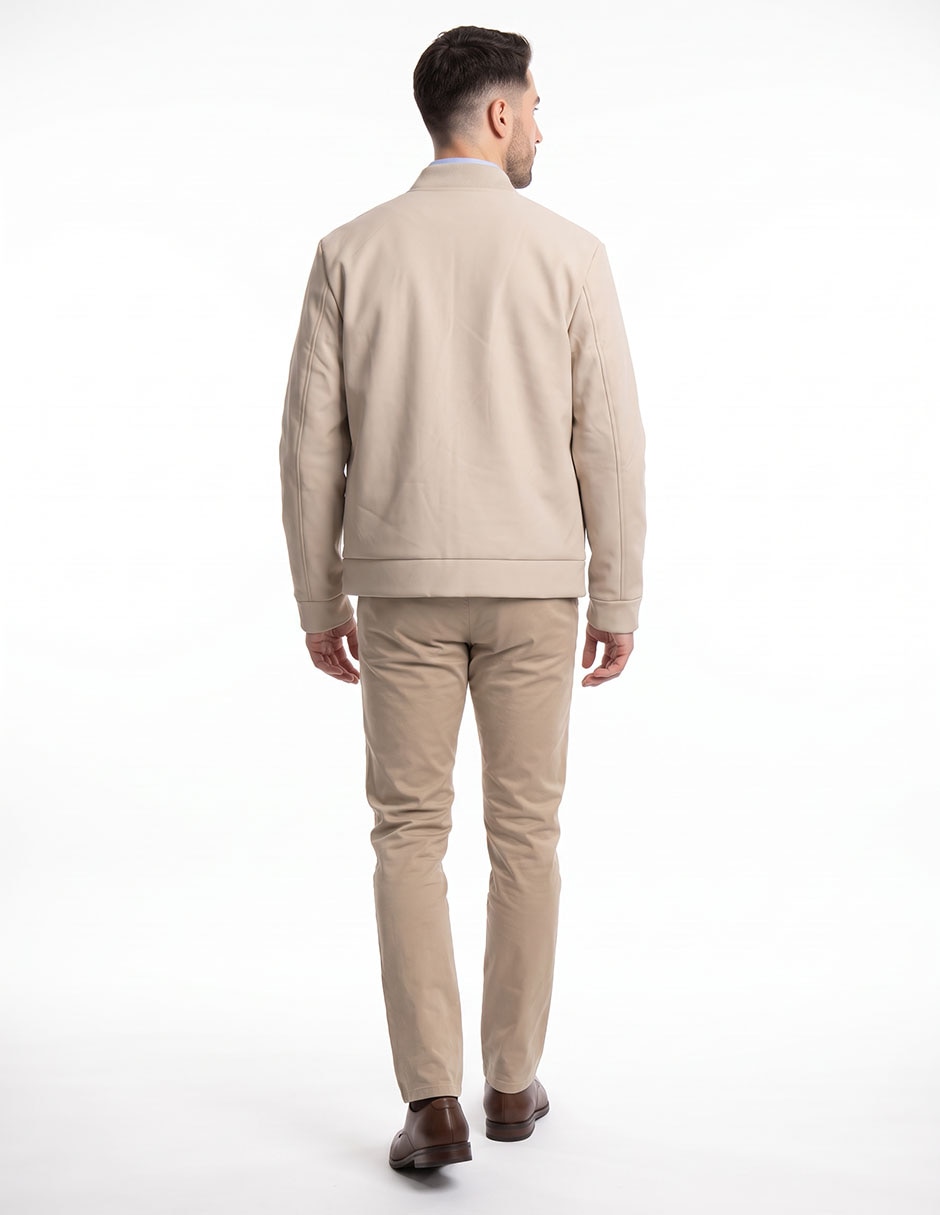Chamarra casual con bolsillos para hombre 2