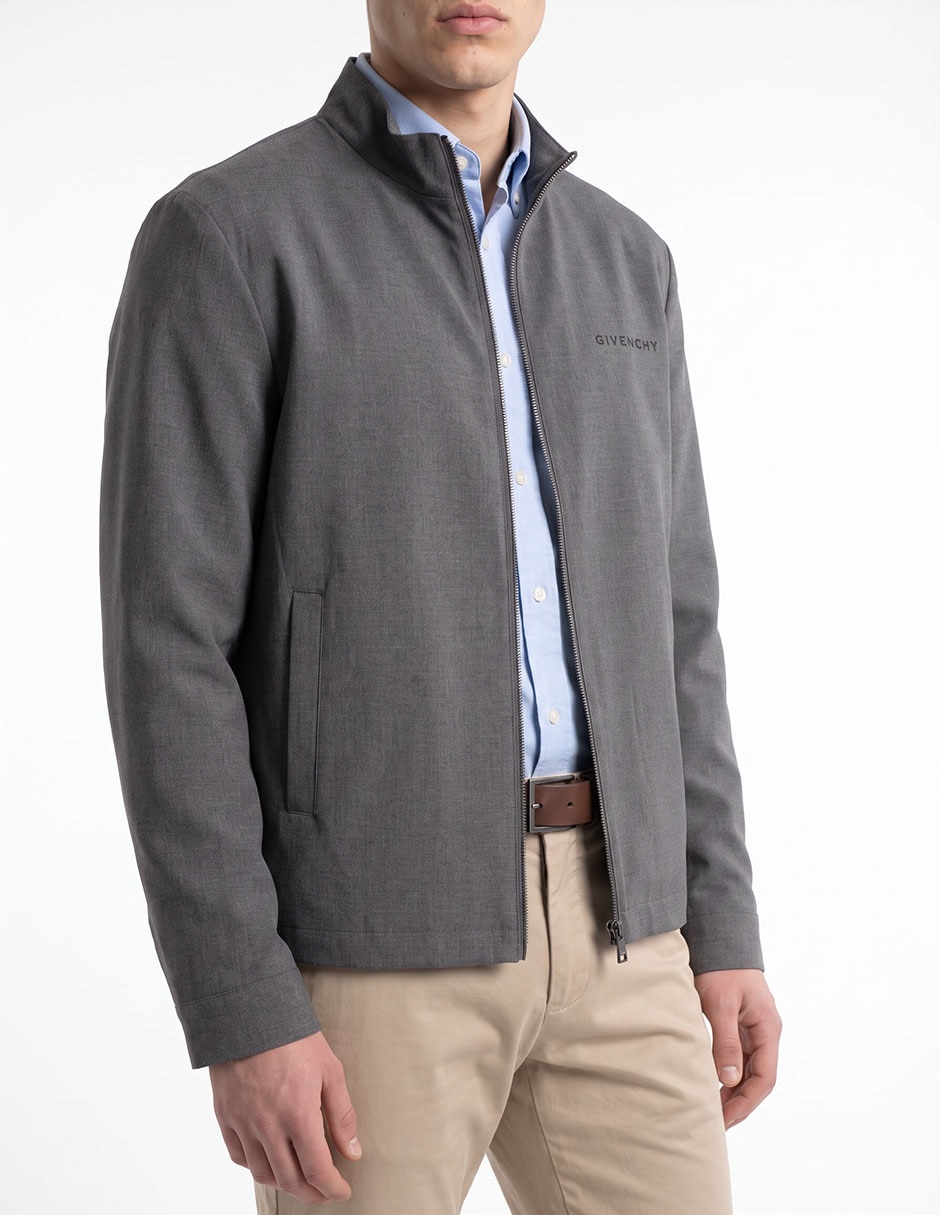 Chamarra casual con bolsillos para hombre