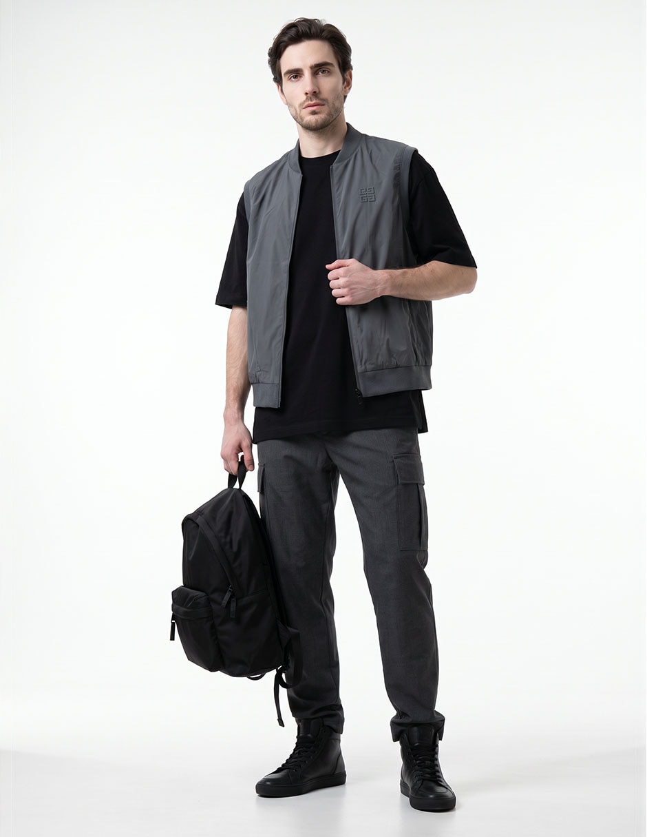 Chaleco con bolsillos para hombre Chaleco con bolsillos para hombre