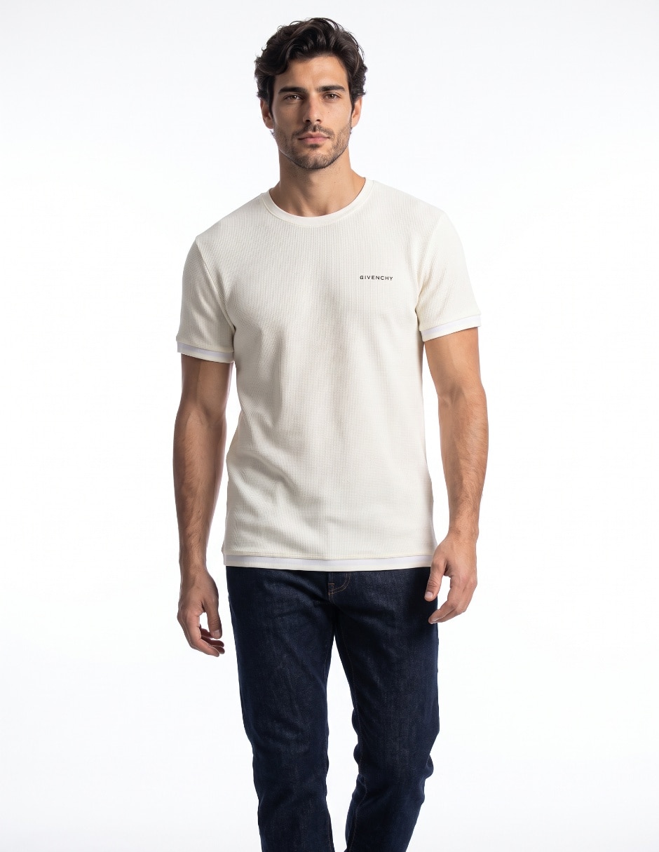 Playera cuello redondo para hombre