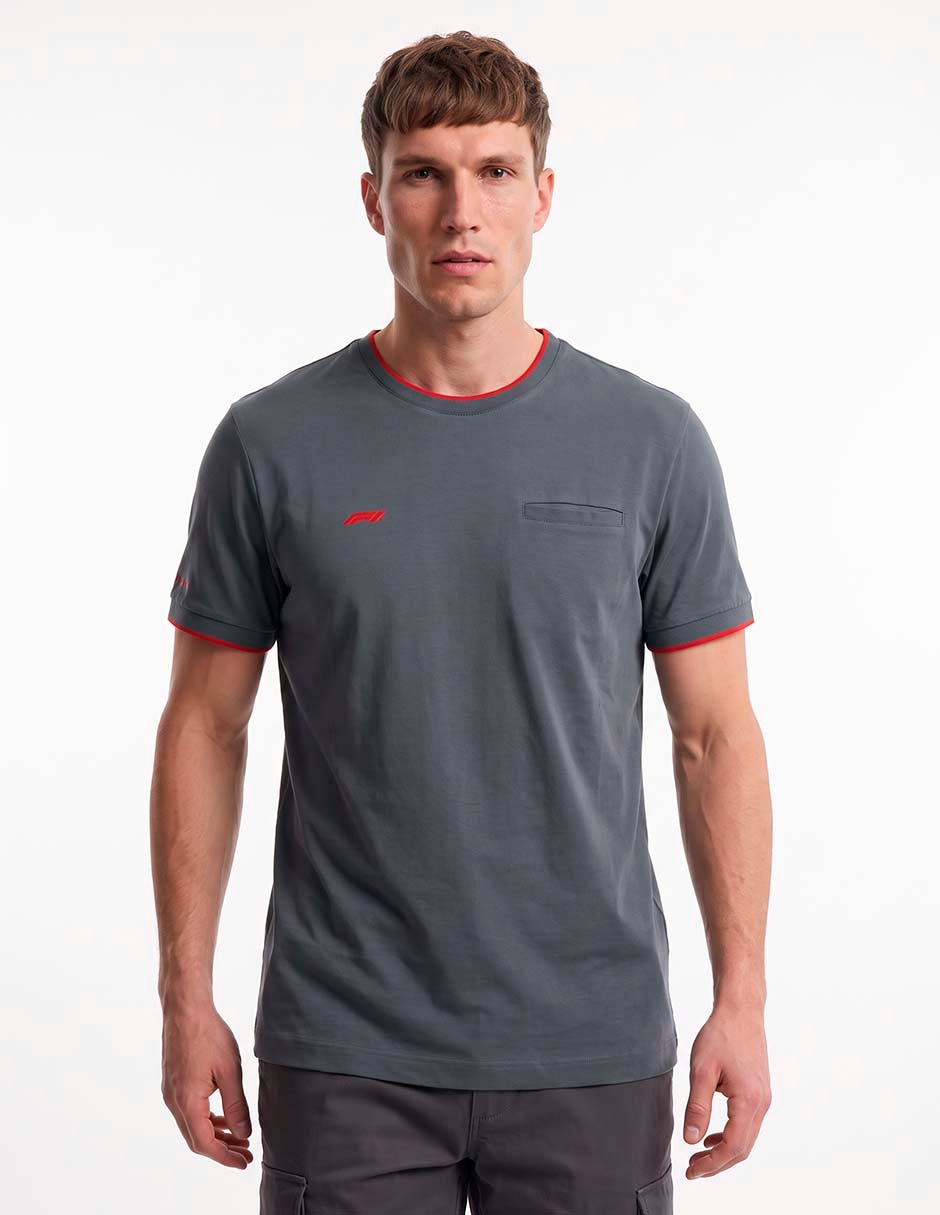 Playera F1 cuello redondo para hombre Playera F1 cuello redondo para hombre