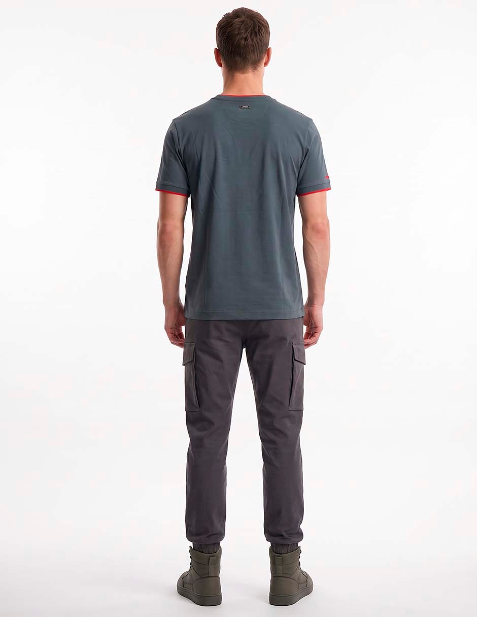 Playera F1 cuello redondo para hombre 4