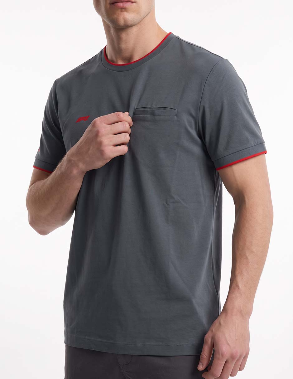 Playera F1 cuello redondo para hombre 2