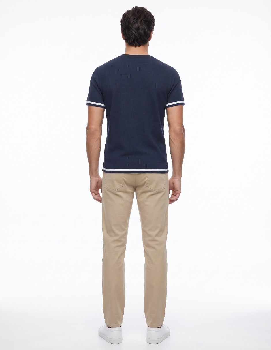 Playera cuello redondo para hombre 2