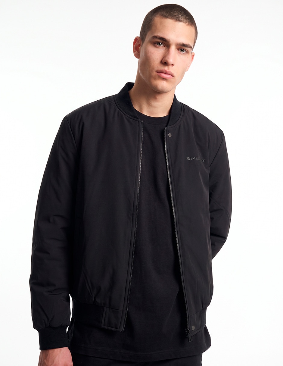 Chamarra bomber con bolsillos para hombre