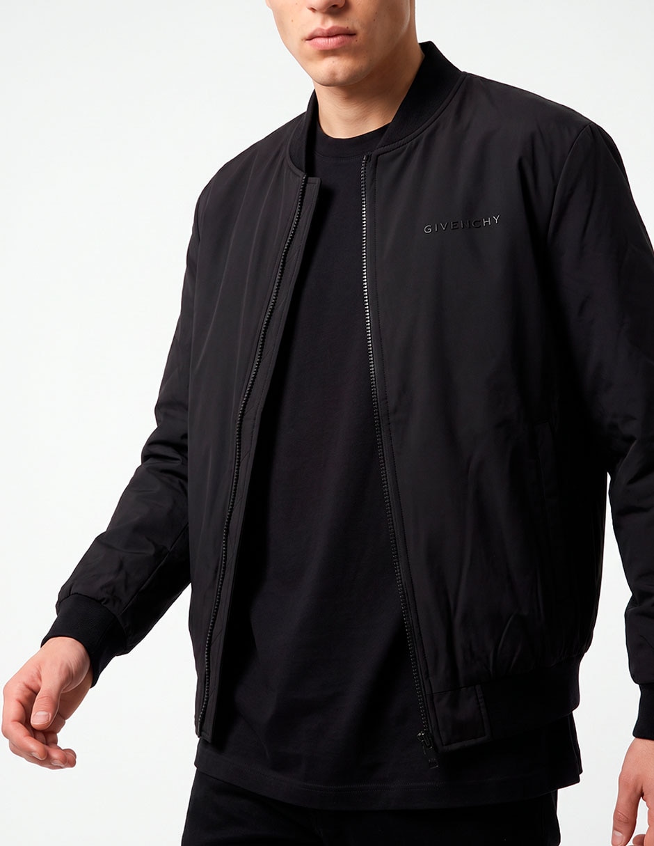 Chamarra bomber con bolsillos para hombre