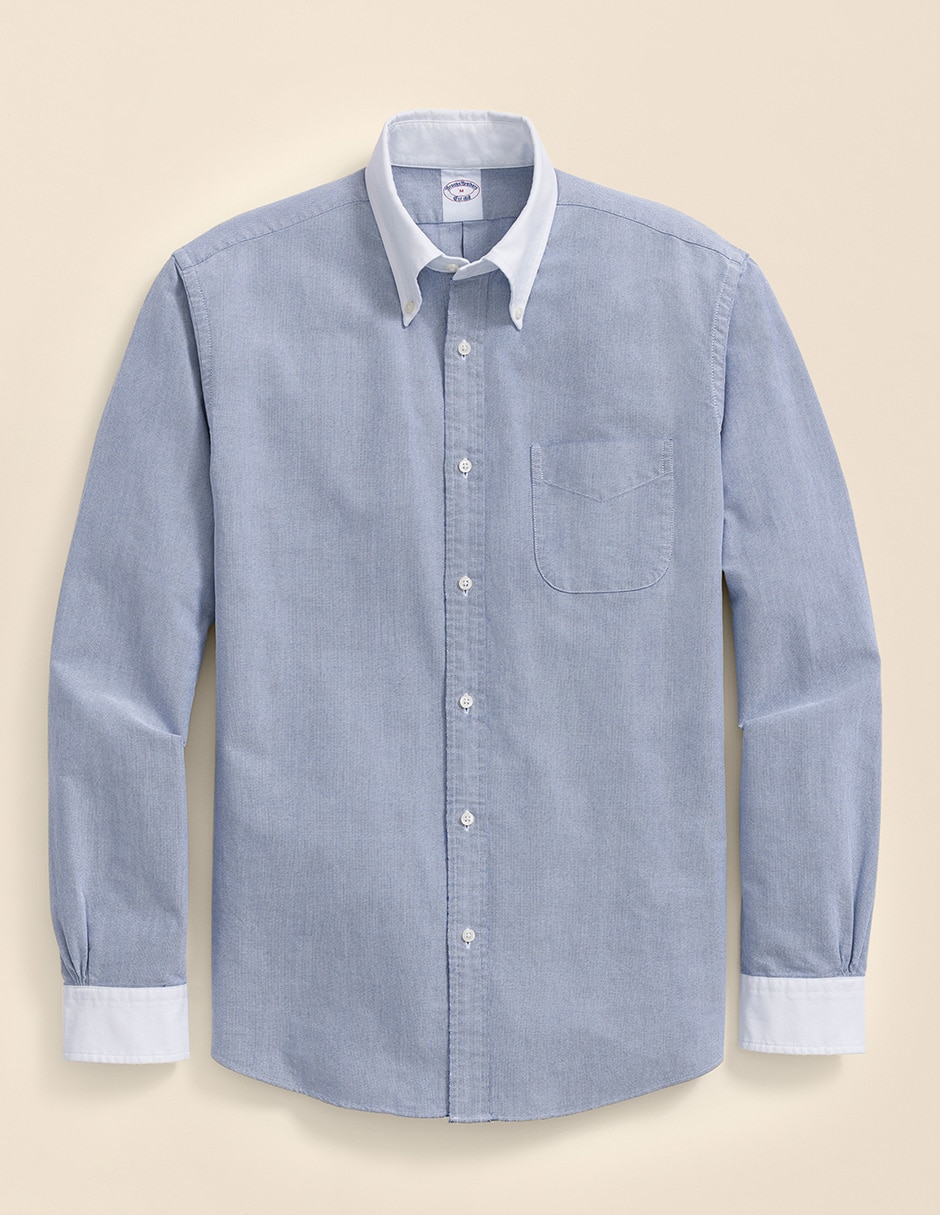 Camisa casual de algodón manga larga para hombre 4