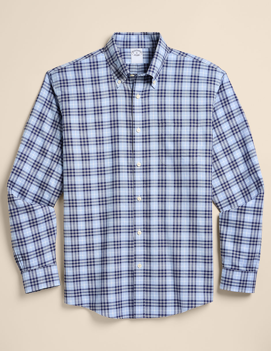 Camisa casual de algodón manga 3/4 para hombre