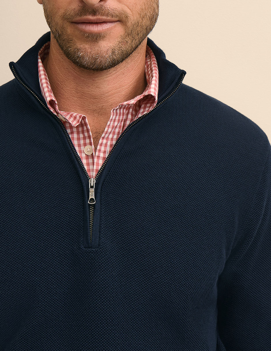 Suéter cuello con cierre para hombre 2