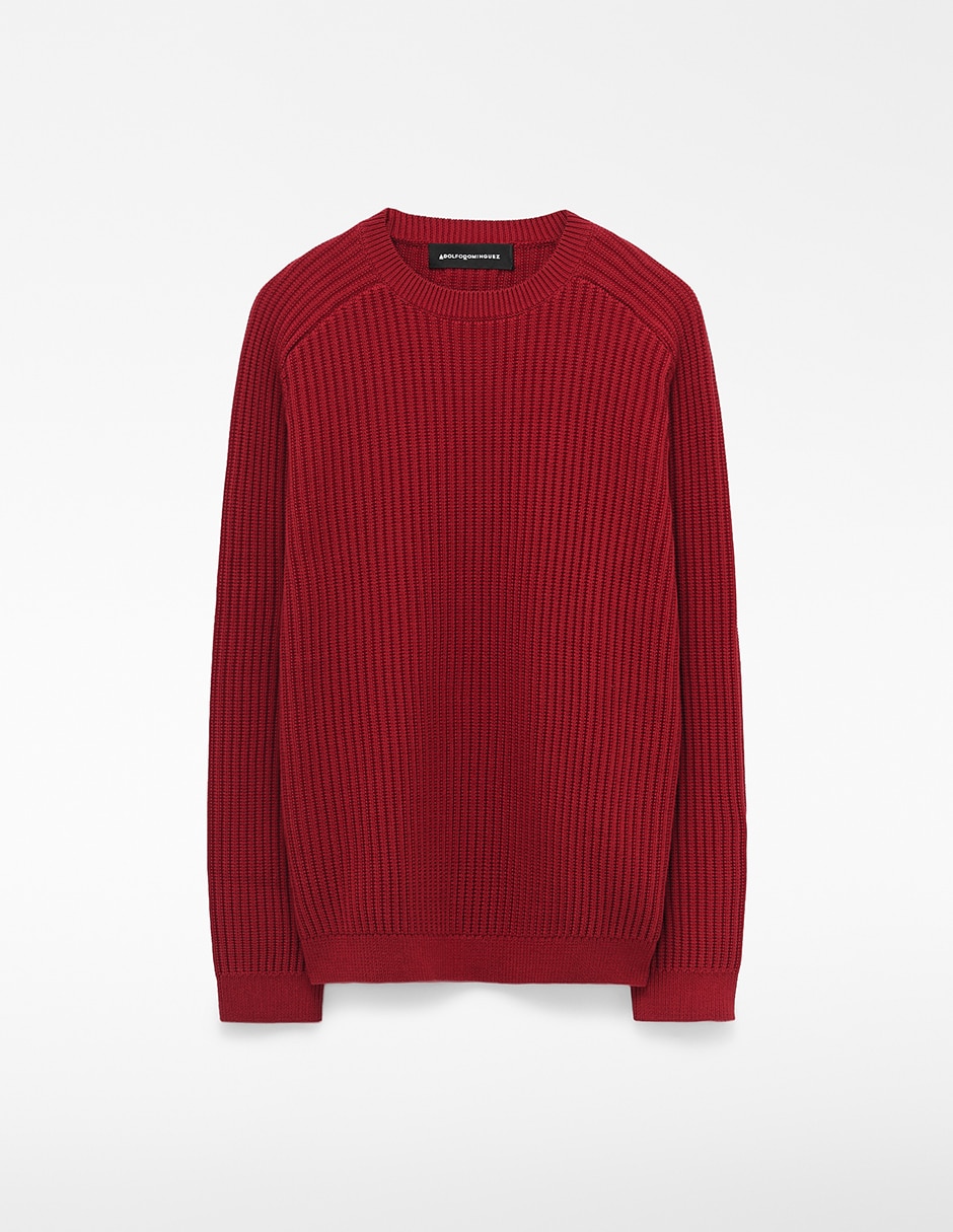 Suéter cuello redondo para hombre 4