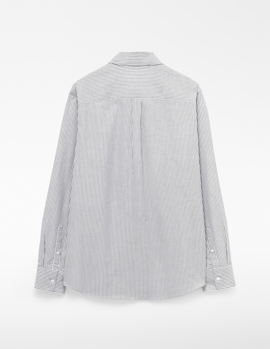 Camisa casual de algodón manga larga para hombre 3
