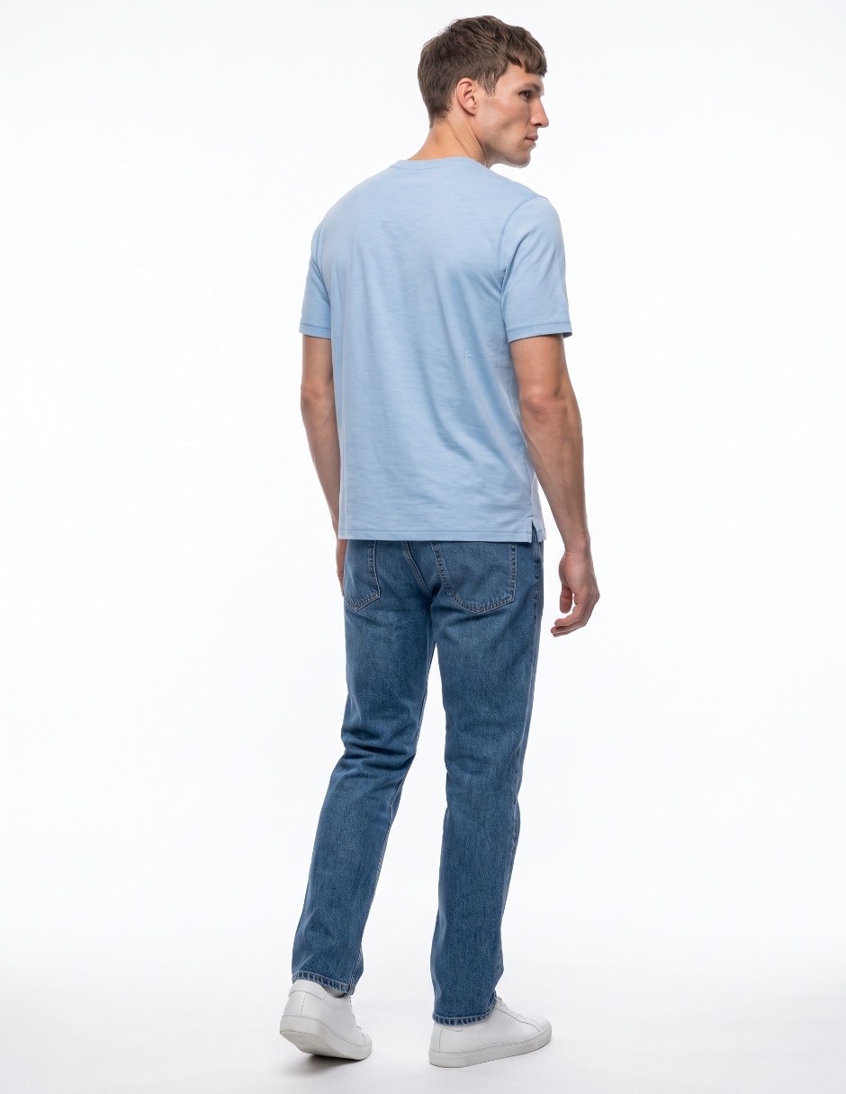 Playera cuello redondo para hombre 2