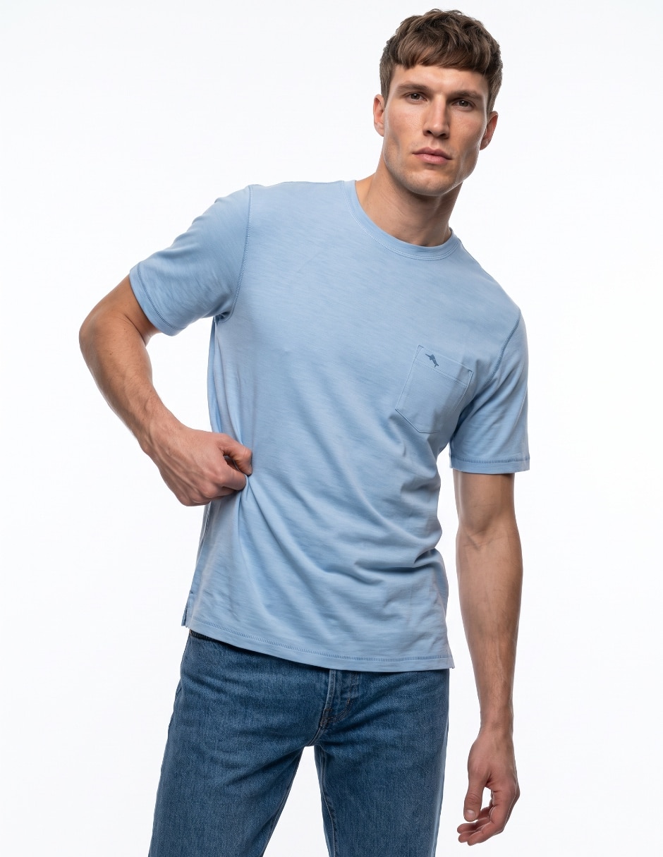 Playera cuello redondo para hombre