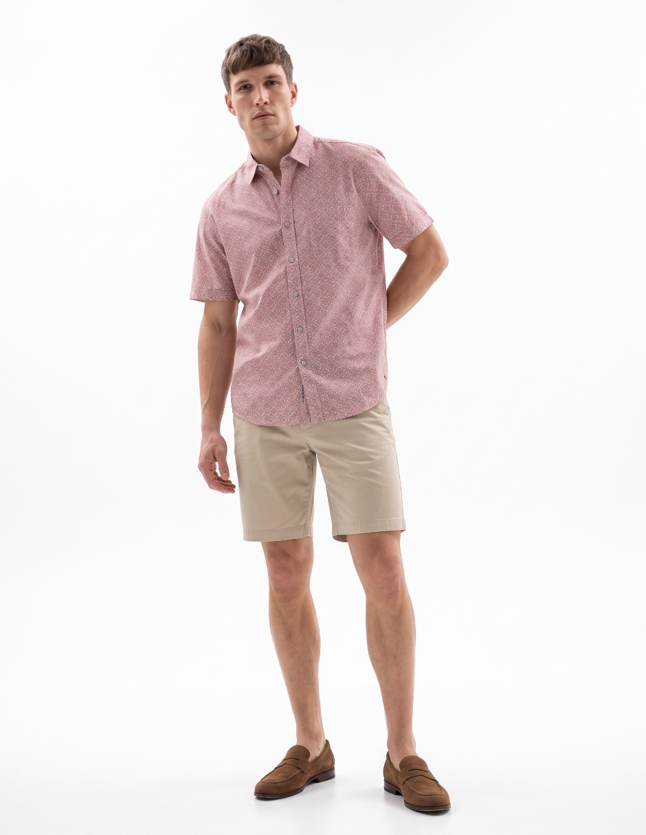 Camisa casual manga corta para hombre 3