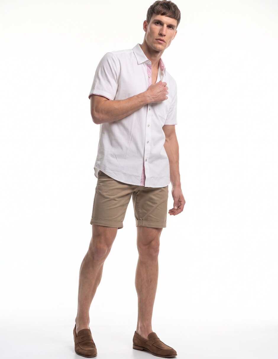 Camisa casual manga corta para hombre 3