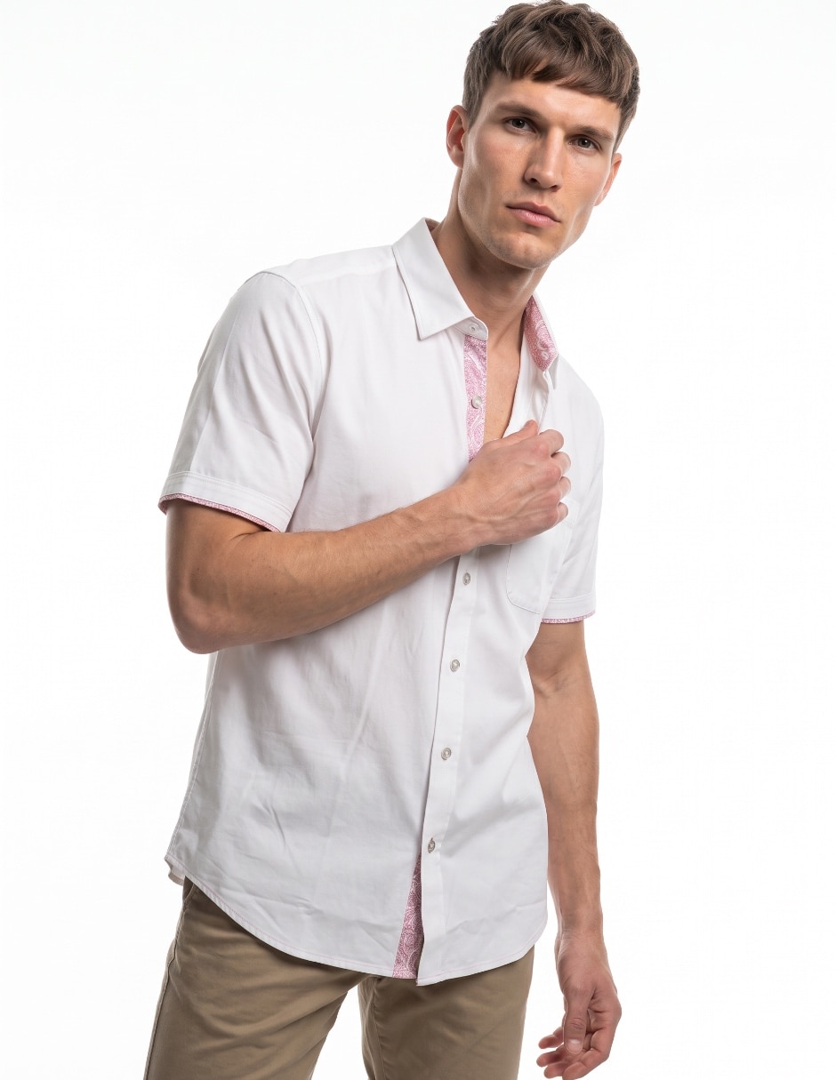 Camisa casual manga corta para hombre Camisa casual manga corta para hombre