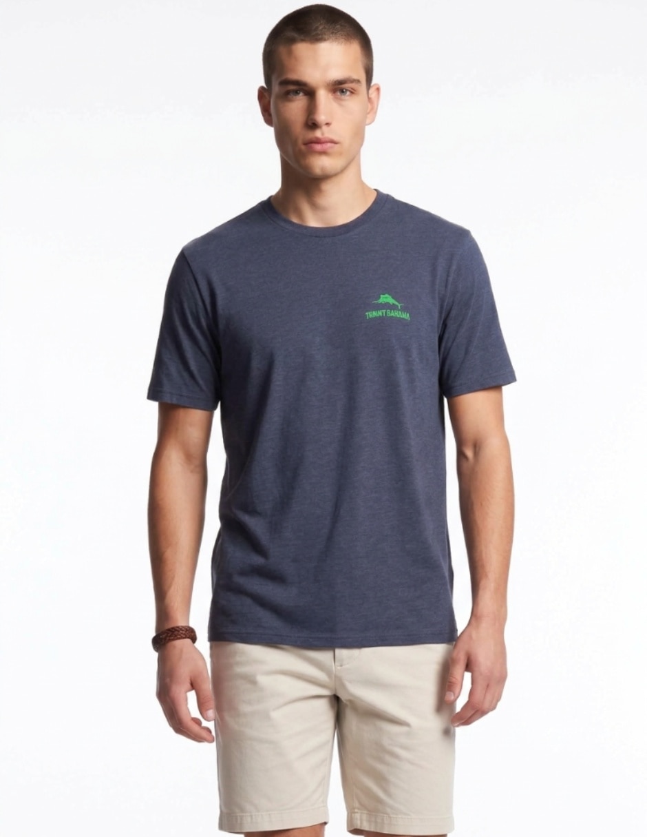 Playera manga corta cuello redondo para hombre Playera manga corta cuello redondo para hombre