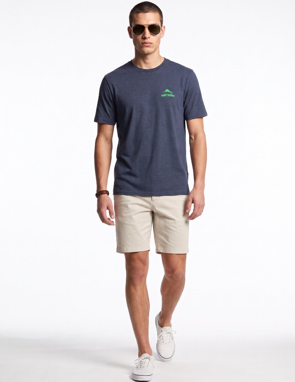 Playera manga corta cuello redondo para hombre 3