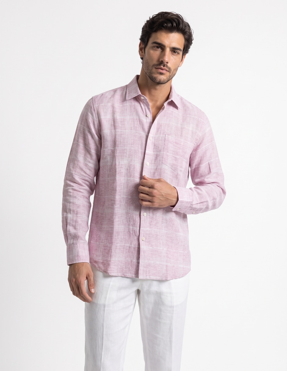 Camisa casual manga larga para hombre Camisa casual manga larga para hombre