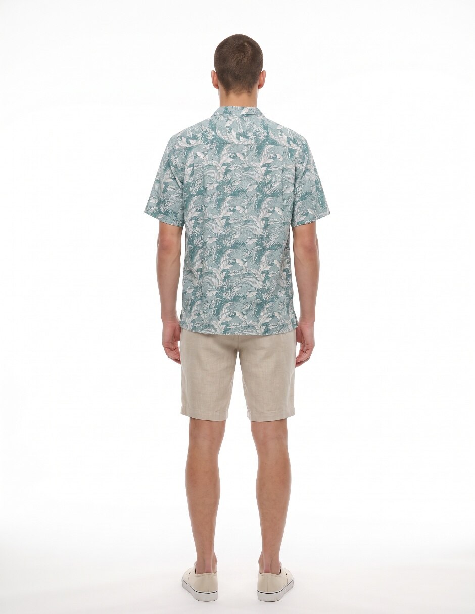 Camisa casual manga corta para hombre 2