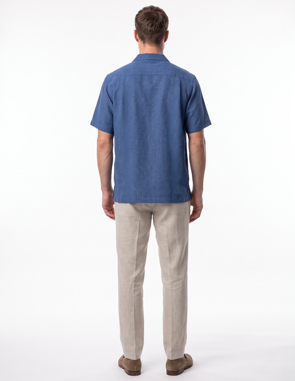 Camisa casual manga corta para hombre 2