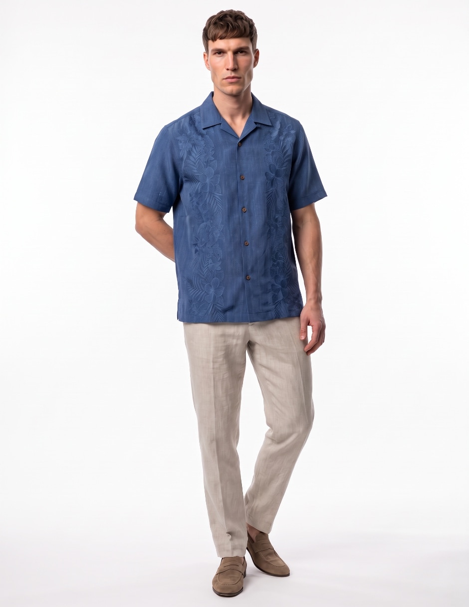 Camisa casual manga corta para hombre 3